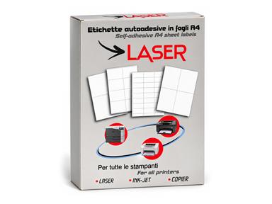 Etichette Adesive ID Label su Fogli A4 70x37 mm – Confezione 100 Fogli