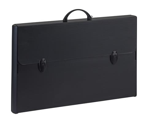 Valigetta portadocumenti 37x60x5cm rigida nera – Confezione PZ