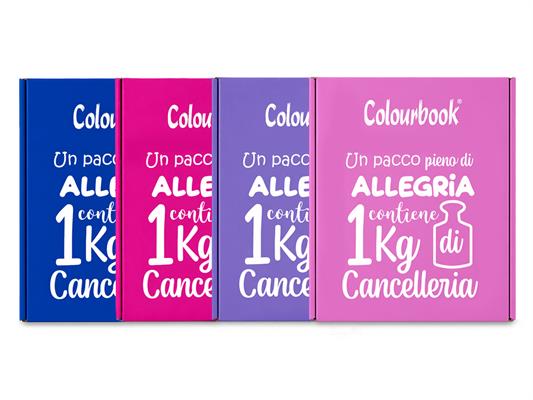 Box Sorpresa Cancelleria 1Kg Assortita Colourbook – 12 Pezzi Set