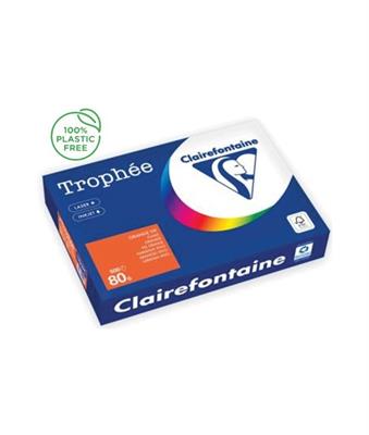 Carta A4 arancio 80g per stampanti laser inkjet – Risma 500 fogli