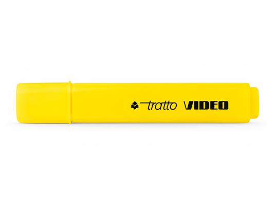 Evidenziatori Tratto Video Pastel Fila Giallo - 12 pezzi