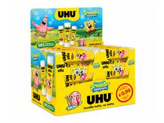 Colla UHU Stic ReNature SpongeBob 8,2 gr - 24 pezzi