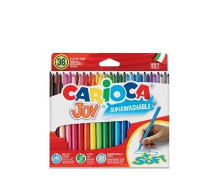 Pennarelli Carioca Joy Punta Fine 2,6 mm – Astuccio 36 Colori - 6 AS