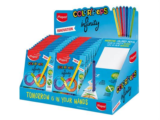 Espositore Maped Color’Peps Infinity 12 Pastelli - 24 astucci