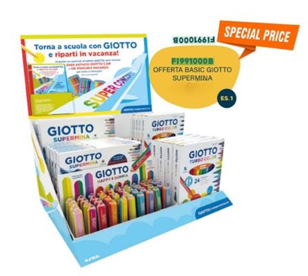Expo Giotto Supermina & Turbo Color Assortito – Display ES.1 Completo