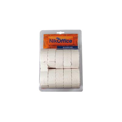 ETICHETTE REMOV.26x12 ONDA BIANCO 10 ROTOLI