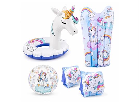 Set Gonfiabile Unicorno 3D