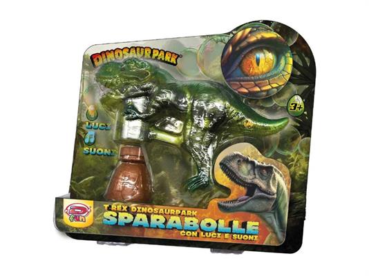 Sparabolle T-Rex Bubbleguns con Luci e Suoni