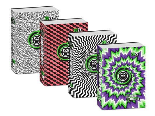 Diario Pocket Optical Bastardidentro Datato 16 Mesi – Confezione 6