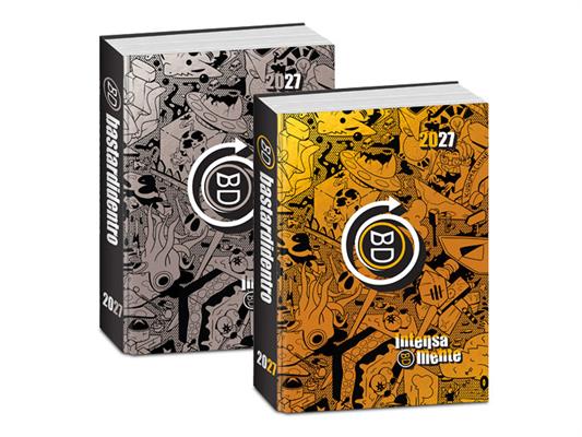Diario Pocket Gold & Silver Bastardidentro Datato 16 Mesi – 6 Pz
