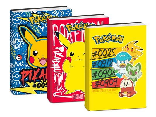 Diario Agenda 10 Mesi Pokémon Non Datato 14,5x20,6 cm – 6 Pz