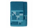 Set in Spugna Jacquard Gilma 2 pezzi - Blu