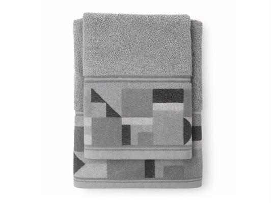 Set in Spugna Jacquard Gilma 2 pezzi - Grigio