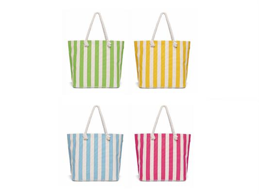 Borsa Mare Con Manici In Corda - 12 pezzi assortiti