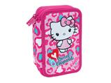 Astuccio 3 Zip Hello Kitty Pink Completo – Confezione 3 Pz
