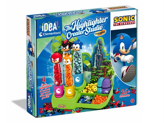 The Highlighter Creator Studio Sonic Clementoni Idea! - 2 pezzi