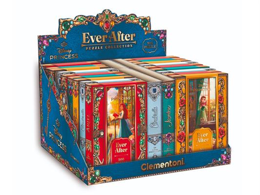 Puzzle Clementoni Disney Princess Ever After 500 Pezzi - Assortimento 24 pezzi