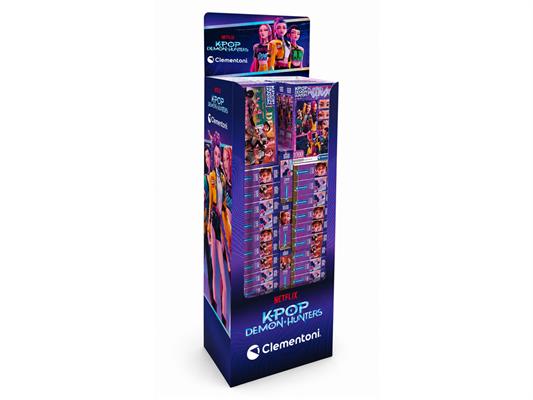Espositore Puzzle K-Pop Demon Hunters Clementoni 1000 Pezzi - Assortimento 36 pezzi