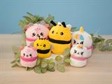 Pochette Mini Softy in Peluche Colourbook 8x7 cm – Confezione 18
