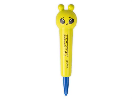 Penna Squishy Alieno Colourbook Inchiostro Blu - 12 pezzi
