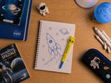 Penna Squishy Alieno Colourbook Inchiostro Blu - 12 pezzi