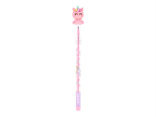 Portamina Unicorno 0,7 mm con Topper Decorativo – Confezione 12 Pz
