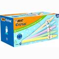 Penne Bic Cristal Figurine Pastello 1mm Blu – Confezione 20 Pz