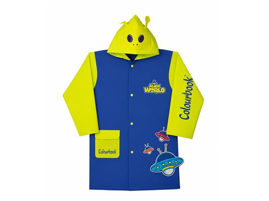 Mantellina Antipioggia Alieno con Cappuccio Bambini – Confezione 6 Pz