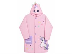 Mantellina Antipioggia Unicorno con Cappuccio Bambini – 12 Pezzi