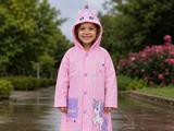 Mantellina Antipioggia Unicorno con Cappuccio Bambini – 12 Pezzi