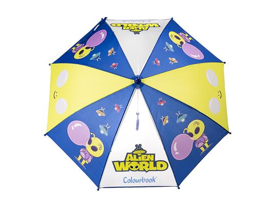 Ombrello Alieno Bambino Automatico 85 cm – Confezione da 6 Pezzi