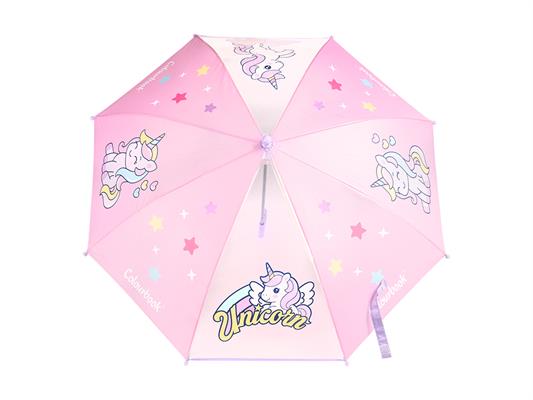 Ombrello Unicorno Bambino Automatico 85 cm – Confezione da 6 Pezzi