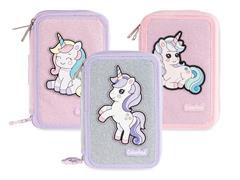 Astuccio 3 Zip Unicorno Colourbook con Accessori – 6 Pezzi 