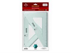 Coppia Di Squadre Da Disegno Koh-I-Noor 45° e 60°