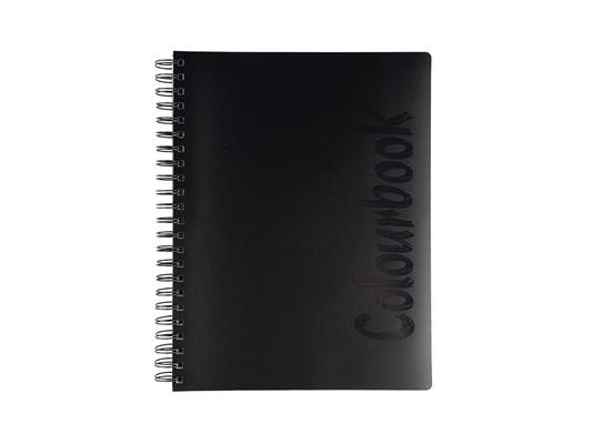 Quaderno Spiralato A4 150 fogli Nero Wild Colourbook 5MM - 4 pezzi