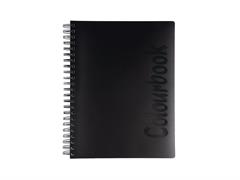Quaderno Spiralato A4 150 fogli Nero Wild Colourbook 5MM - 4 pezzi