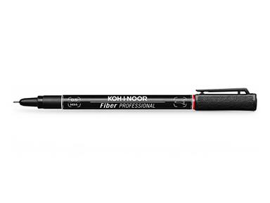 Penna a Fibra Koh-i-Noor Fiber Professional 0,5 mm Rossa - 10 pezzi