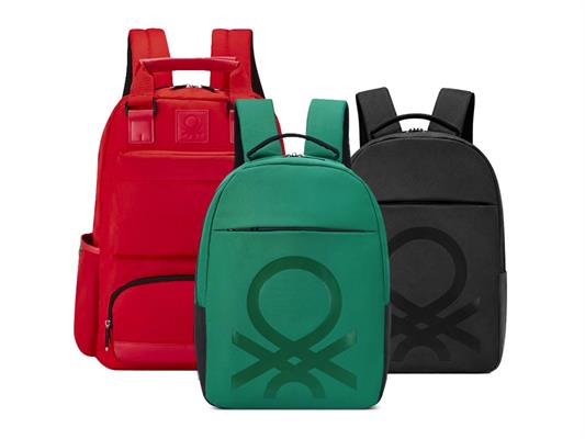 Zaino Delsey Paris x Benetton 5 Pezzi Assortiti