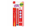 Refill 3 Ricariche Carioca Oops Easy 0,7 mm Rosso - 24 pezzi