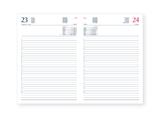 Agenda Giornaliera 2027 14,3x20,5 cm Sabato e Domenica Separati - 8 pezzi