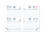 Agenda Bi-Giornaliera Tascabile 2027 7x10 cm - 12 pezzi
