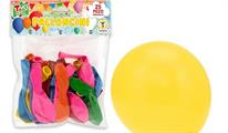 Palloncini Colorati 25 cm Assortiti – Confezione 12 Pezzi 25 Unità