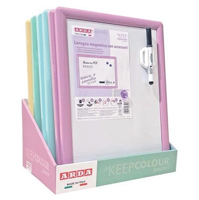 Lavagna Magnetica 29x39 cm Pastel ARDA – Expo 10 Pezzi