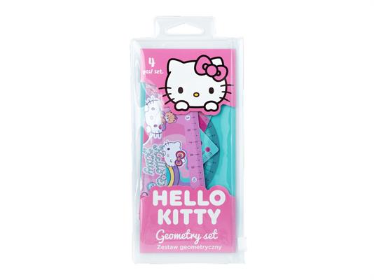 Set 4 Pezzi Geometria Hello Kitty