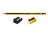 Set Staedtler Noris 8 Matite HB con Gomma e Temperino – Conf. 10 Blister