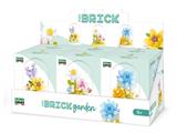 Costruzioni Mini Brick Flower Teca - 6 pezzi