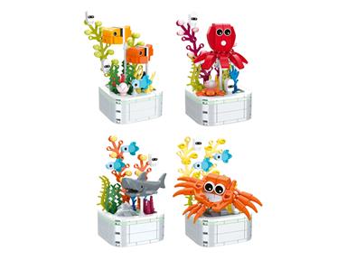 Costruzioni Mini Brick Under The Sea - 8 pezzi