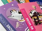 Quaderno A4 BeMore Meow 100 g Rigatura C – 10 Pezzi