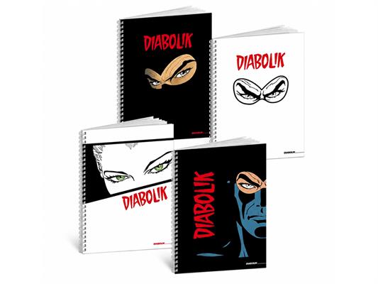 Quaderno Spiralato A4 Blasetti Diabolik - Rigatura 5mm