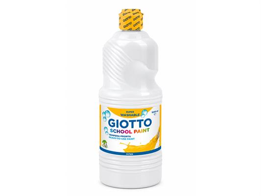 Tempera Giotto School Paint Super Lavabile 1 lt - Bianco